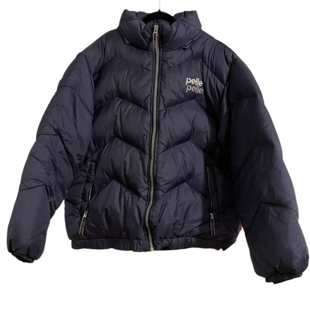 PELLE PELLE 90s Y2K Dark Blue Down Feather Filled Puffer Coat Men’s XXL